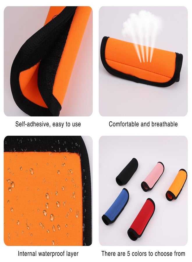 LOGJAM 10 Pack Luggage Handle Wraps for Suitcase, Bright Color Comfort Soft Luggage Handle Covers Suitcase Luggage Tag Travel Accessories - Image 3